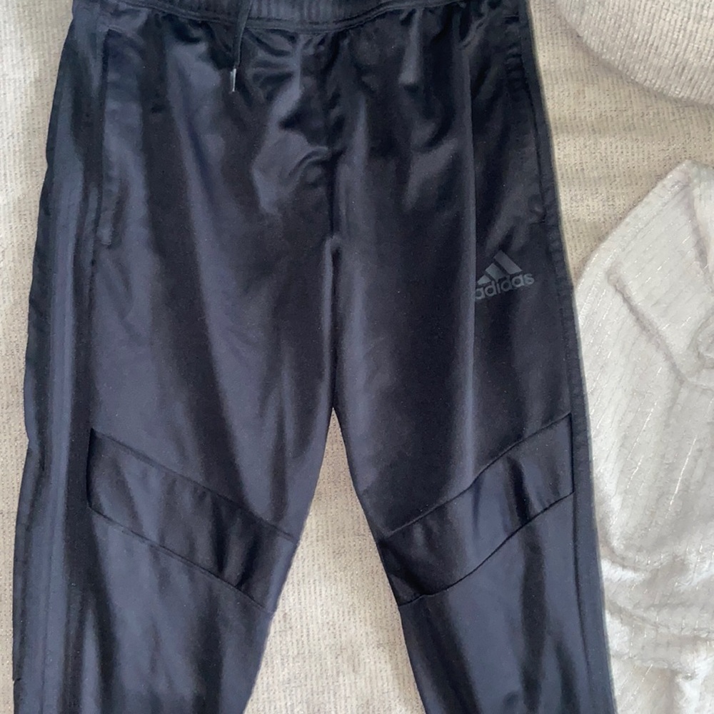 Mens black adidas sweatpants